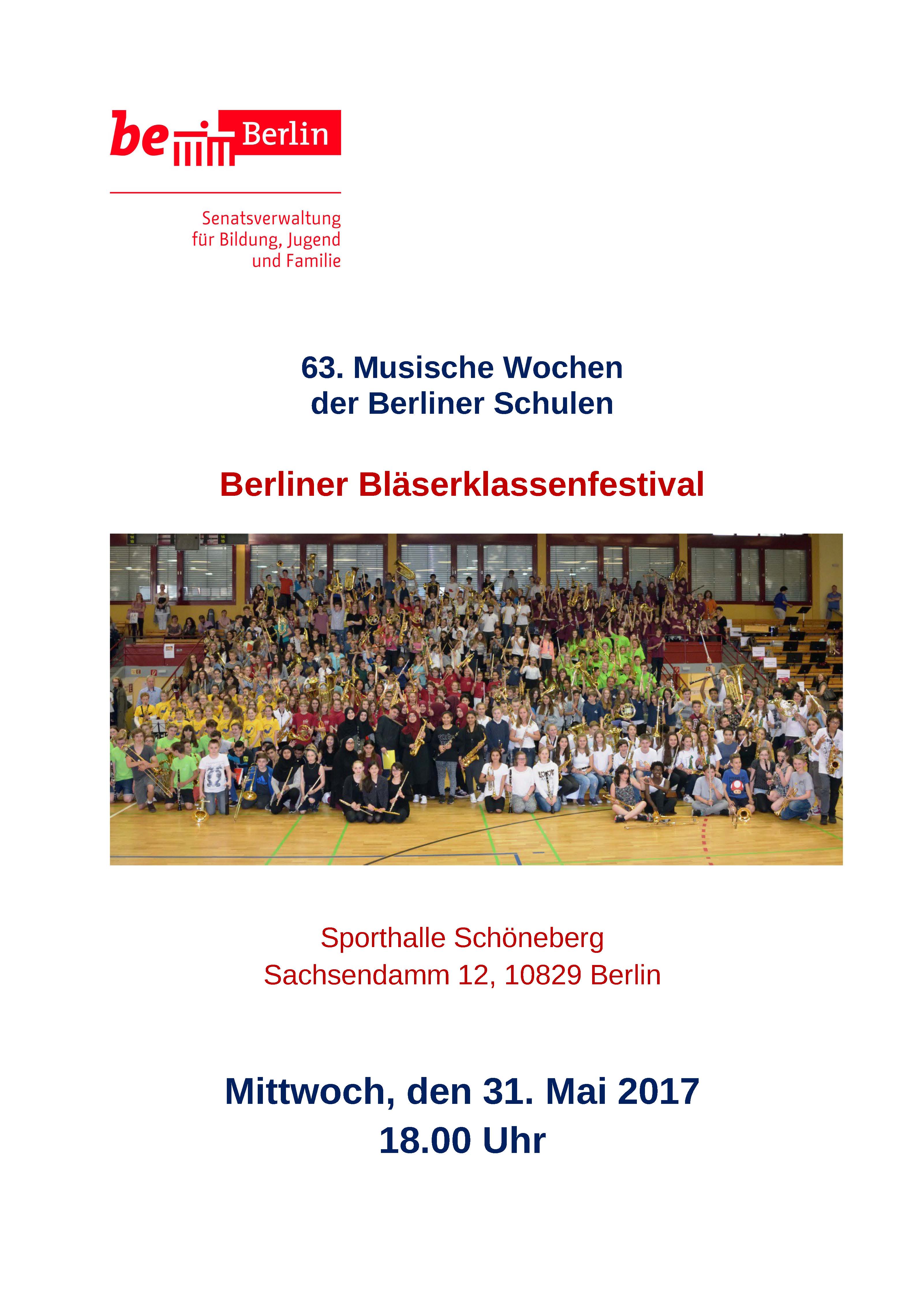 Bläserfestival 2017 Programm Seite 1