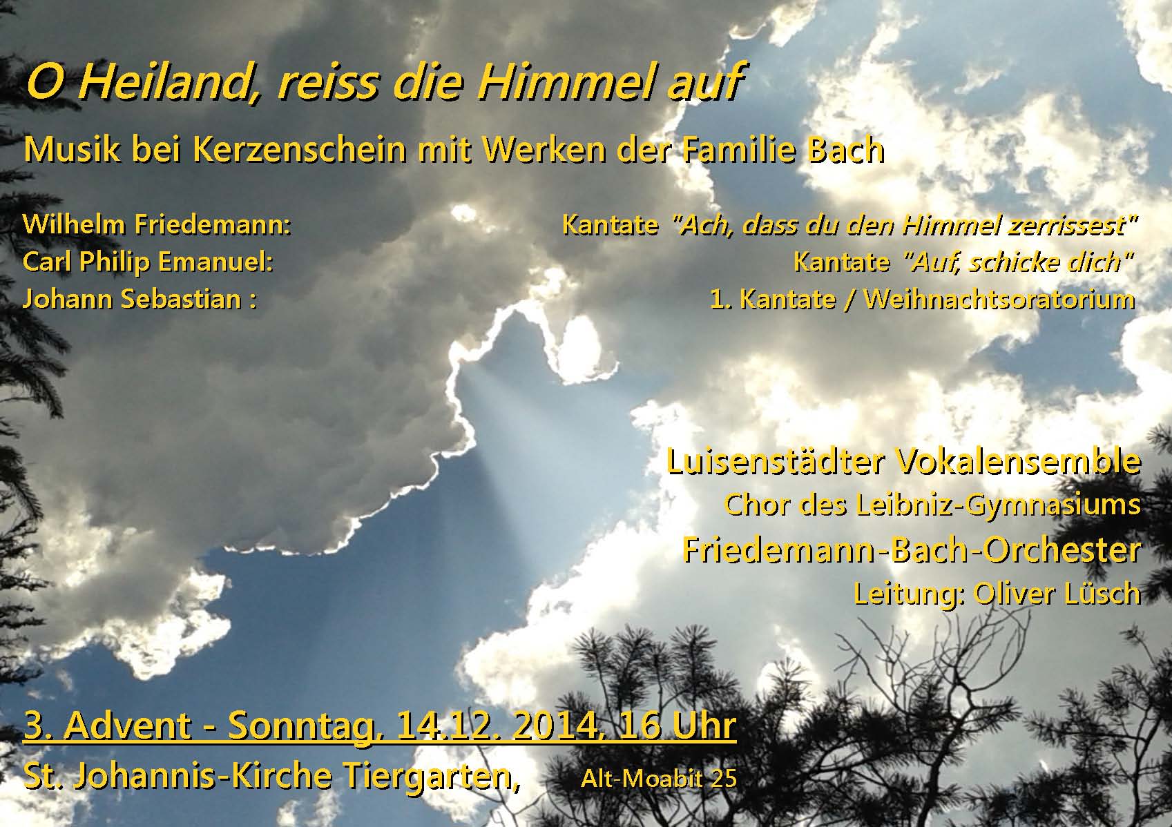 Plakat O Heiland 2014